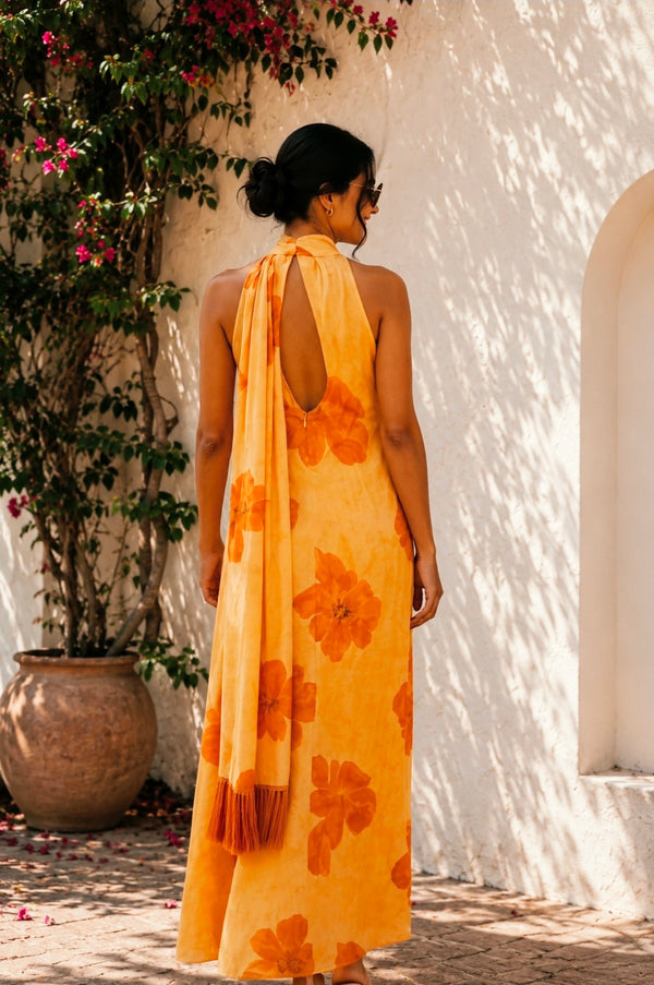Saree Dress With Stole