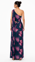 One Shoulder Cut Out Saree