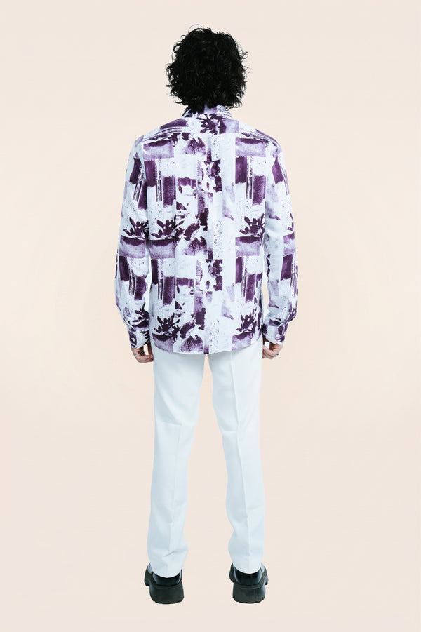 Printed Linen Shirt