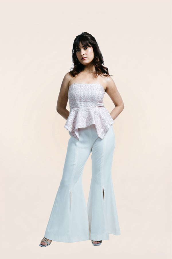 Blush Heirloom Peplum Corset
