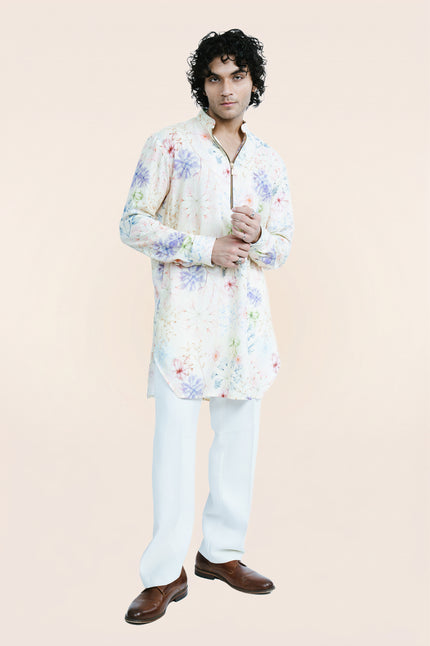 Zipped Short Kurta