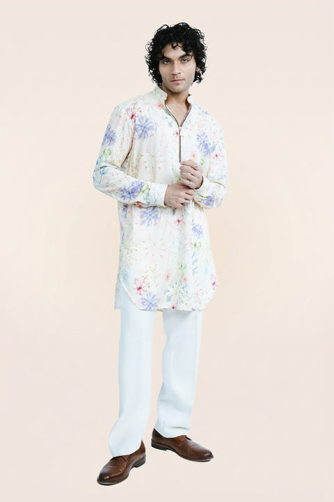 Zipped Short Kurta