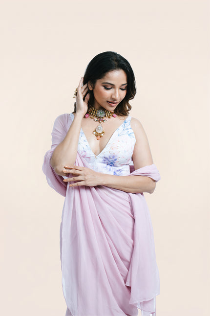 The Mermaid Pre-Drapped Saree