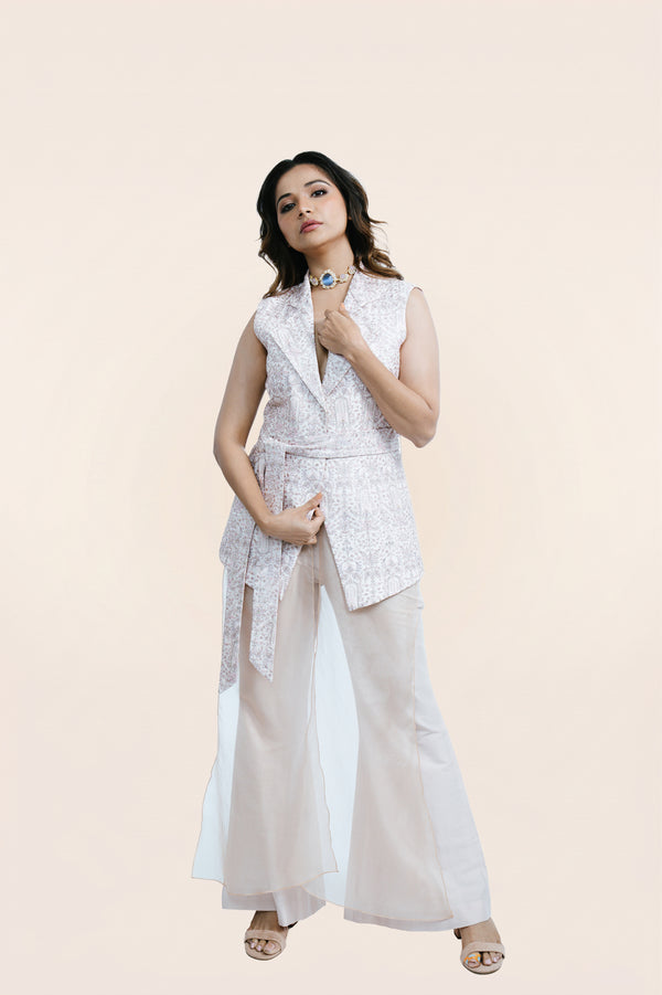 The Bell Set With Organza Flap Pants